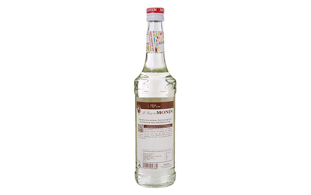 Monin Pur Sucre de Canne / Pure Cane Sugar Syrup   Box  700 millilitre